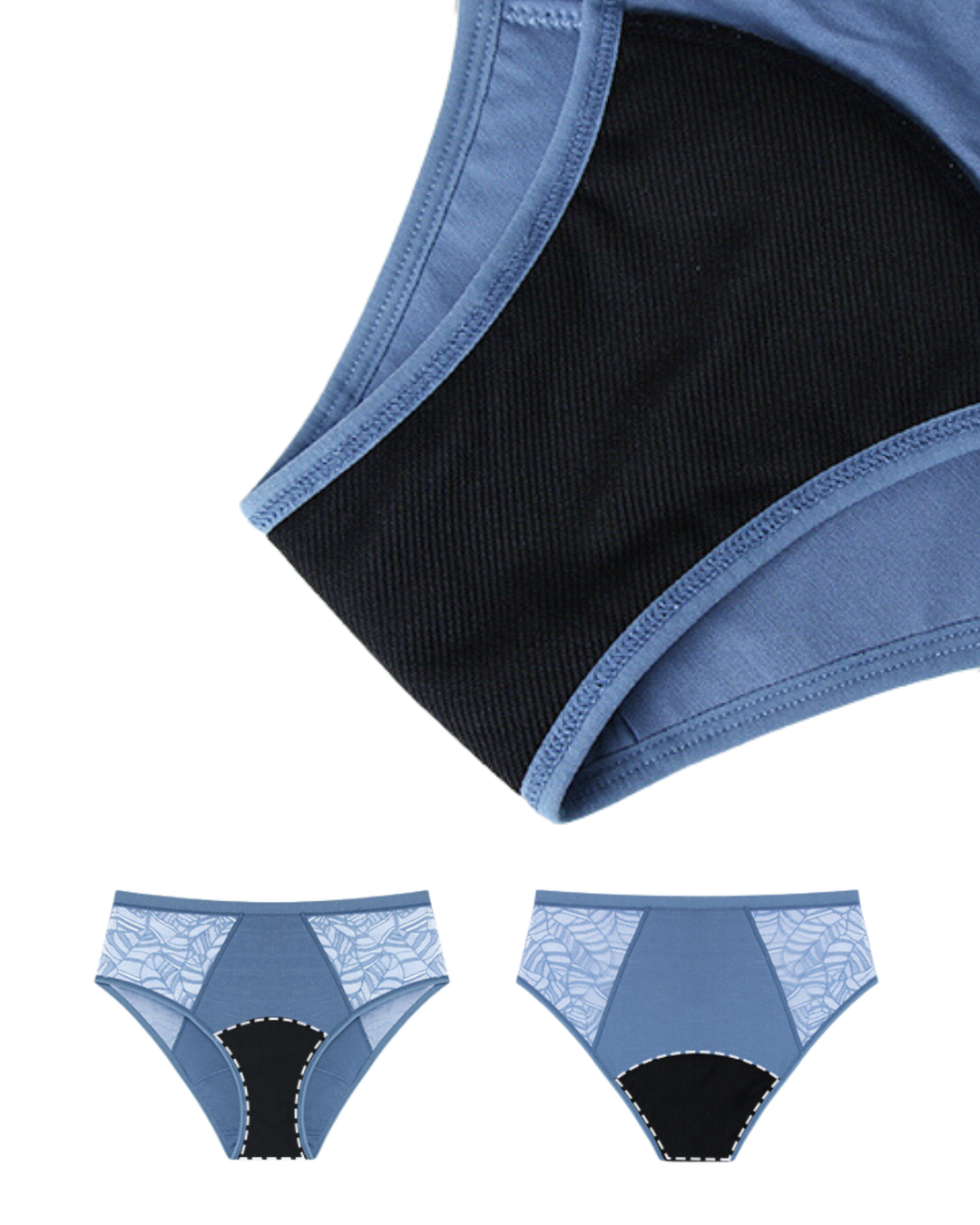 Lace Brief - High Waist + GRATIS Vattentät förvaringspåse