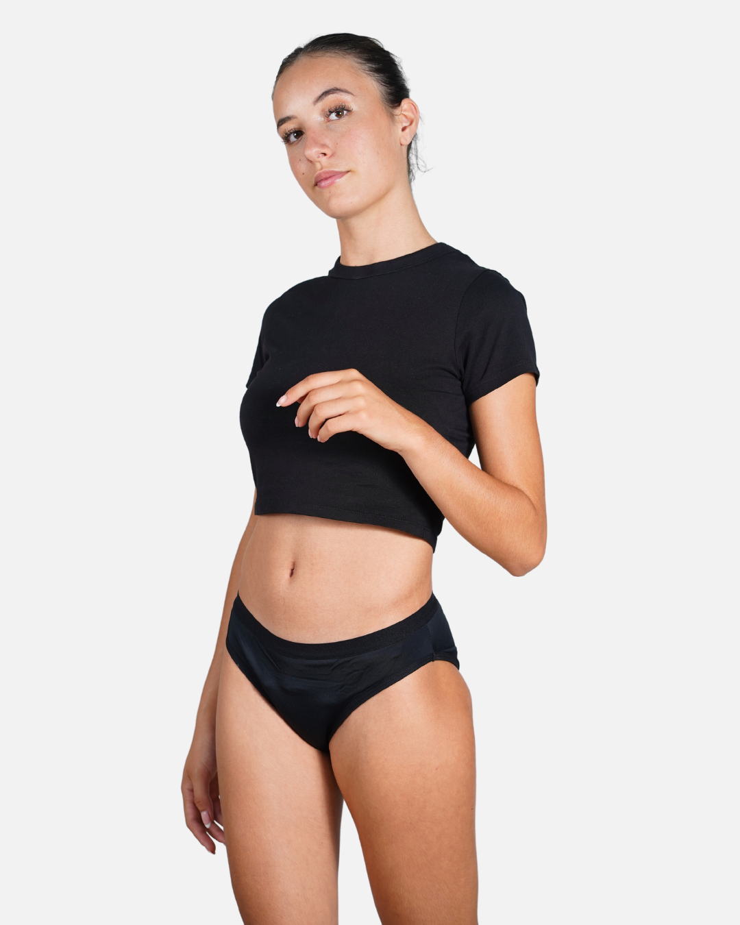 Köp 1 få 2 - Classic Brief - Mid Waist + GRATIS Läckagesäkra tygbindor
