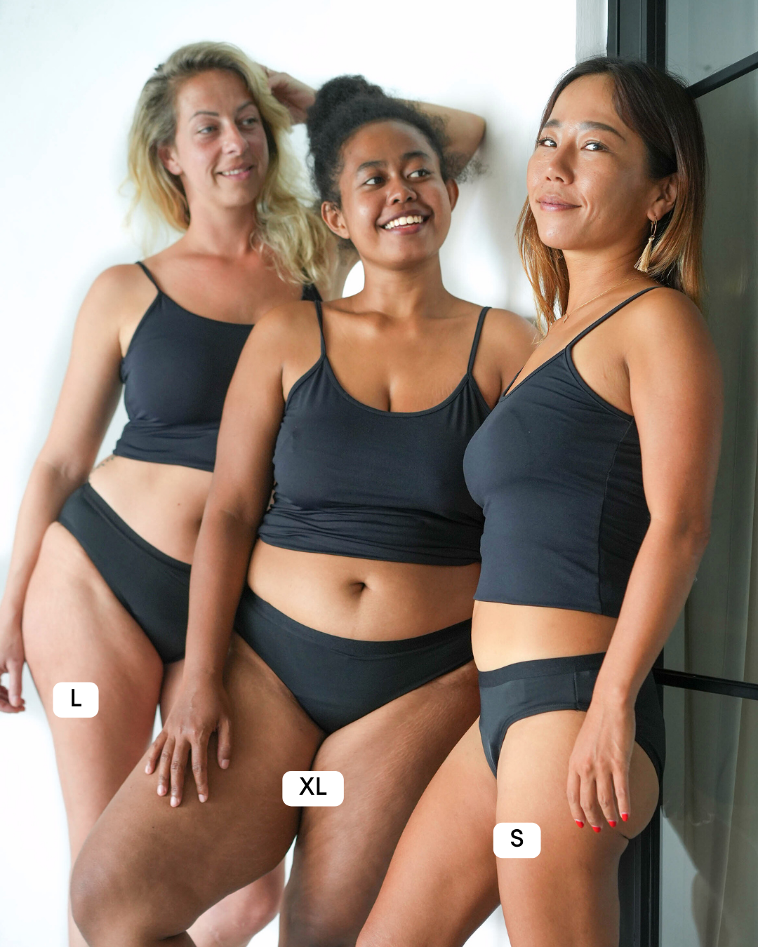 Köp 1 få 2 - Classic Brief - Mid Waist + GRATIS Läckagesäkra tygbindor