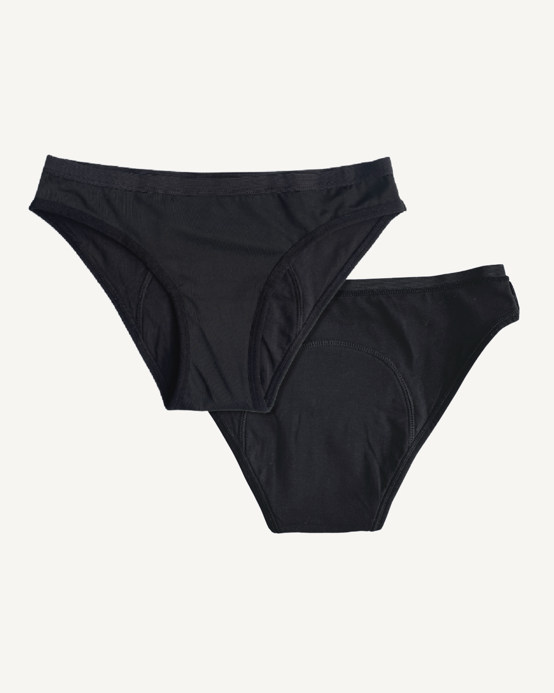 Köp 1 få 2 - Classic Brief - Mid Waist + GRATIS Läckagesäkra tygbindor